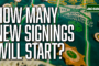 How many new signings will start for Celtic against Rangers?